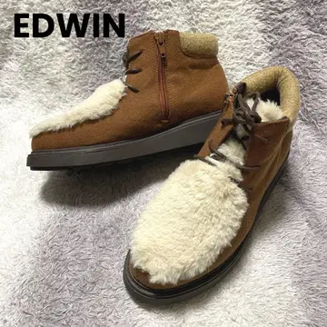 sA55 에드윈/복슬복슬 부츠/보아 스니커즈/캐주얼/귀여운
