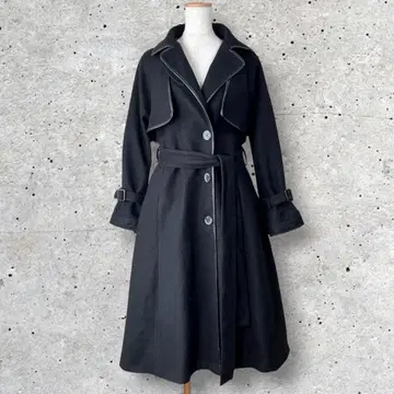 [ 새상품급 ] 엑시즈팜 롱 코트 레이스 고스로리계 지뢰계 블랙 F