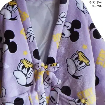 미키 디즈니 플리스 반텐 짱짱코 도테라 따뜻한 라벤더