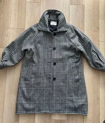 레피피 아르마리오 체크 무늬 체스터 코트 레피피아르마리오