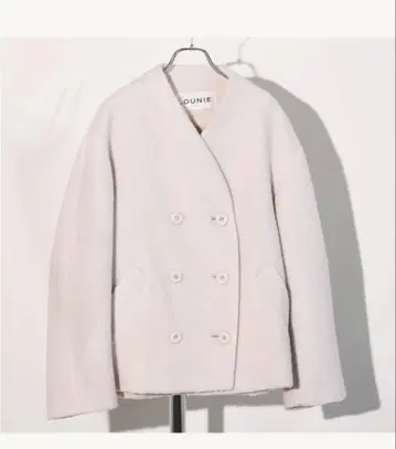 LOUNIE 루니 일본제 파일 울 숏코트