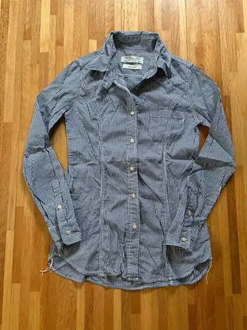 레미레리프 체크 무늬 긴팔 셔츠 S 사이즈