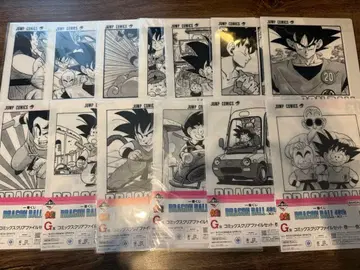 제일복권 DRAGON BALL 40th G상 클리어 파일 세트 13종