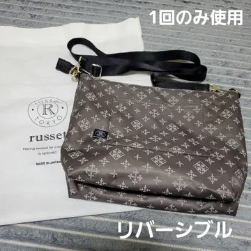 [새상품급] russet 리버서블 숄더백 그레이 블랙
