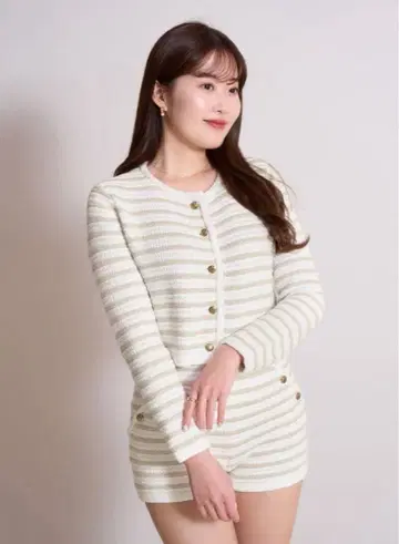 herlipto Muriel Stripe Knit Jacket