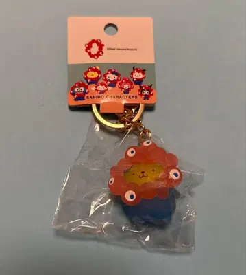 산리오 미야쿠미야쿠 마스코트 클리어 컬러 폼폼푸딩