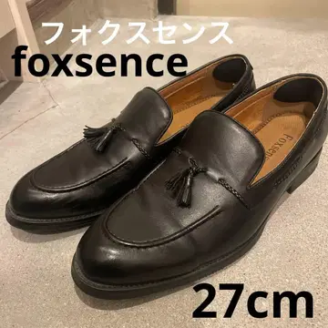 폭스센스 블랙 태슬 로퍼 foxsence