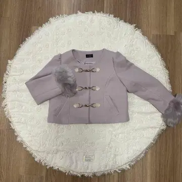 evelyn 라벤더 숏 기장 코트