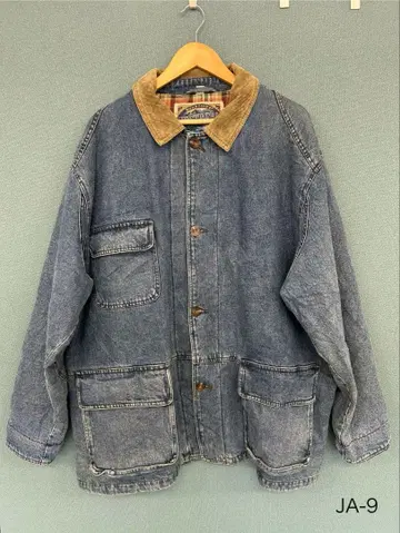 Dunbrooke UP STREAM 데님 자켓 체크 무늬