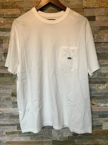 THE NORTH FACE 퍼플 라벨 7oz 포켓 티