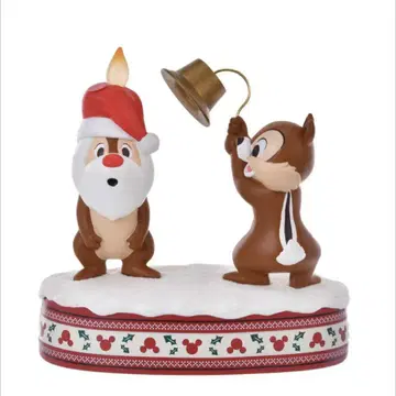 칩과 데일 LED 라이트 크리스마스 피규어 디즈니 스토어