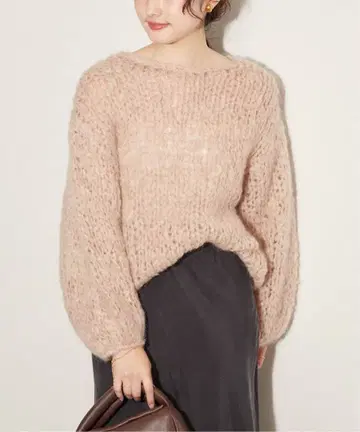 택 포함 새상품 PLAGE HAND KNIT 점보 타마 풀오버