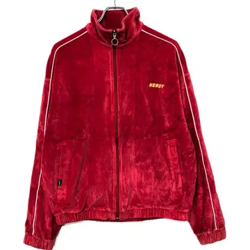 NERDY 한국 스트릿 스포츠 MIX 구제 의류 벨로아 트랙 저지