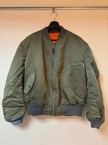 ma1 alpha 80's USA제 ideal 지퍼 XL