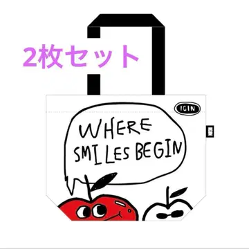 IGIN 토트백 에코백 아이긴 jin bts 2개 세트