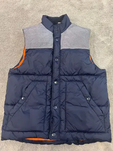 DIVIDED 다운 베스트 네이비/그레이