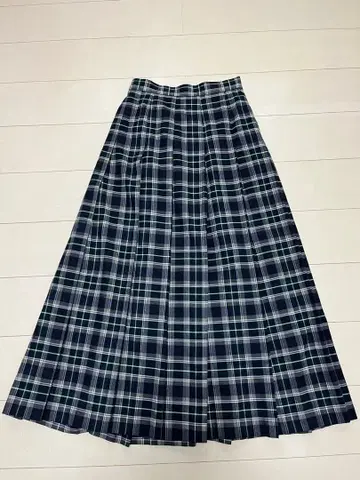 freaks store 체크 롱 스커트