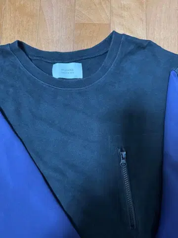 STUDIOUS 지퍼 포켓 트레이닝복 블랙 보라색 사이즈 2