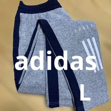 adidas 아디다스 조거 팬츠 L 그레이/네이비