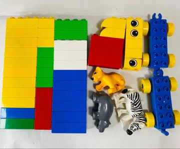 LEGO 레고 듀플로 블록과 동물 피규어 세트