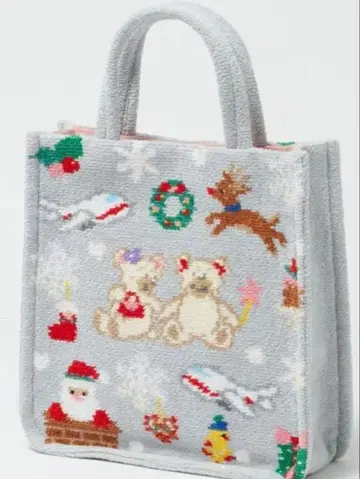 JAL 페이 콜라보 크리스마스 토트백