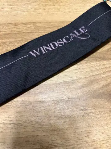 WIND-SCALE 블랙 스트라이프 넥타이