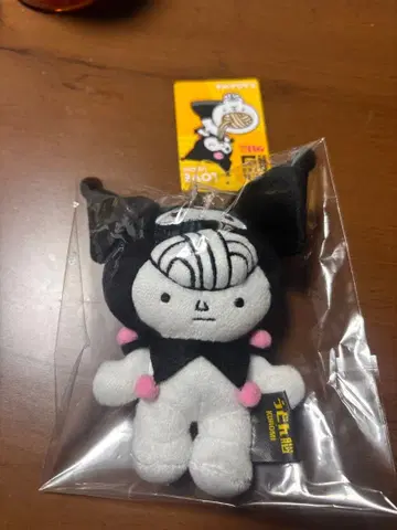 우동뇌 쿠로미 1000개 한정판 콜라보 봉제 인형 1개