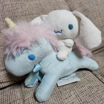 산리오 시나모롤 코르네 봉제 인형 시나몬 택 포함 20주년