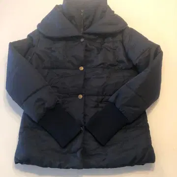 네이비 다운 자켓 레이어드 스타일