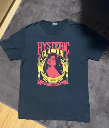 HYSTERIC GLAMOUR 블랙 T셔츠 M 사이즈