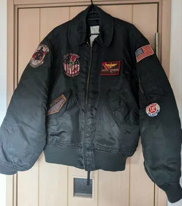 HOUSTON 휴스턴 MA-1 플라이트 자켓 빈티지 와펜