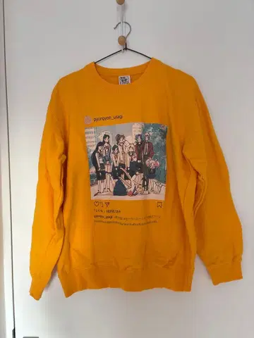 구제 의류 세일러문 맨투맨 L 사이즈