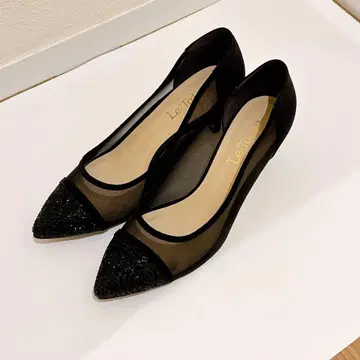 르 탈론 시어 새틴 펌프스 익명 배송