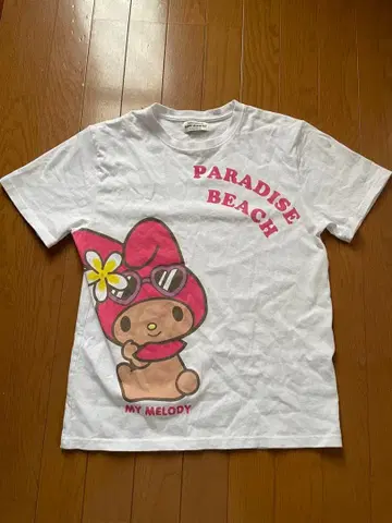 오키나와 한정판 일광화상 마이멜로디 ParadiseBeach T셔츠 S