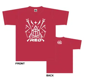 니지페스 2022 T셔츠 레드