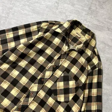 뛰어난 배색 90s WEDGEFIELD 프린트 플란넬 셔츠 체크