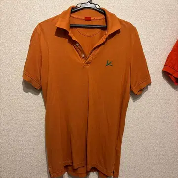 [ ISAIA ] 이자이아 피케 셔츠 오렌지