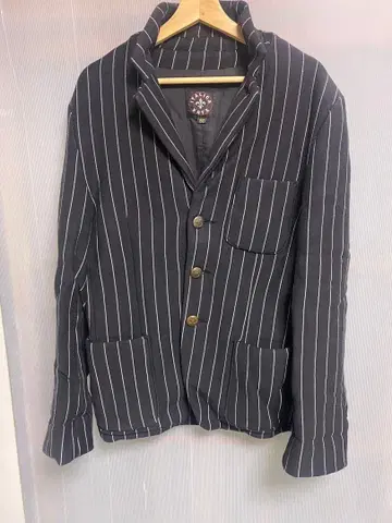 스트라이프 테일러드 자켓 사이즈 50