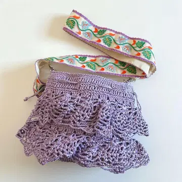 니코앤드 오리지널 테이프 프릴 복조리 숄더백