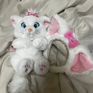 마리 봉제 인형 미니백과 머리띠 세트