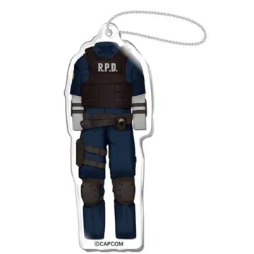 바이오하자드 레온 의상 아크릴 키링