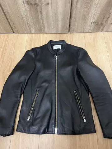 STUDIOUS 스트루디우스 램 가죽 싱글 라이더 자켓