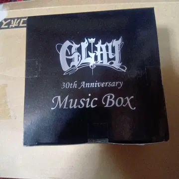GIGO 한정판 GLAY 30th MUSIC BOX 자카드 직조