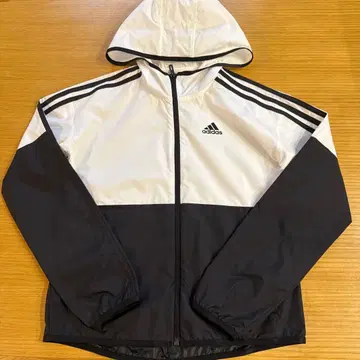 adidas 윈드브레이커 S 화이트/블랙