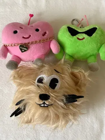 스키즈 스키츄 하트 몬스터 마스코트 키링 세트