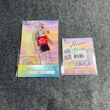 니지산지 히바치 마나 아크릴 스탠드 클리어 카드