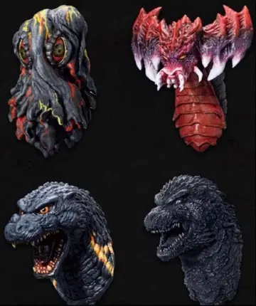 제일복권 고질라 괴수난무 E상 몬스터 헤드 마그넷 전종 컴프 4