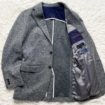 L 사이즈 이태리제 원단 최근 모델 기모 멜톤 테일러드 자켓 파이핑