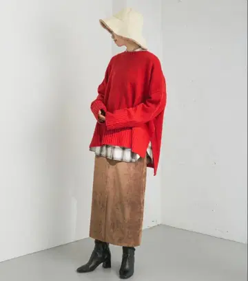 어반 리서치 튜닉 니트 사이드 슬릿