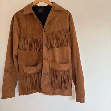 LUCY 프린지 브라운 자켓